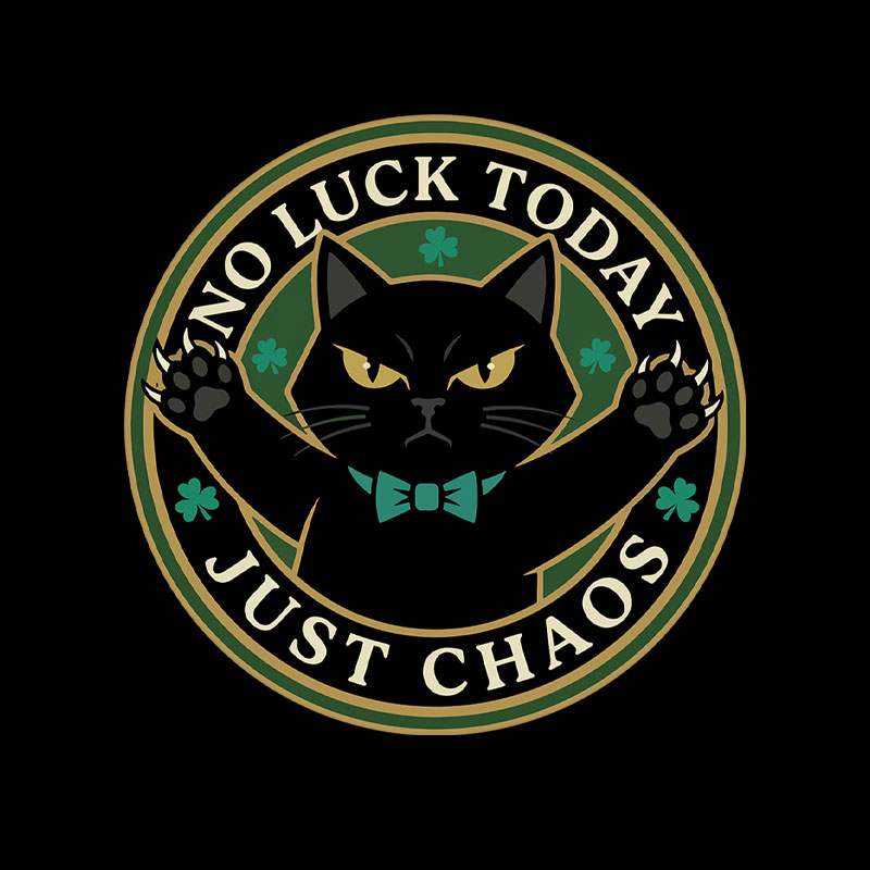 No Luck Today Geek T-Shirt