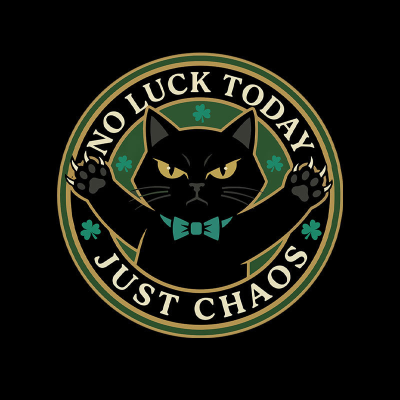 No Luck Today Geek T-Shirt