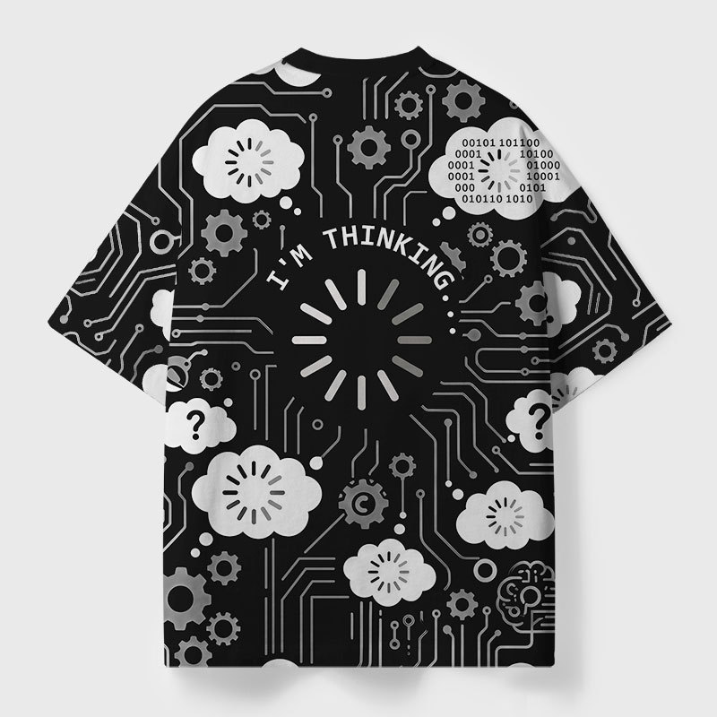 I'm Thinking Geek All-Over Print T-Shirt