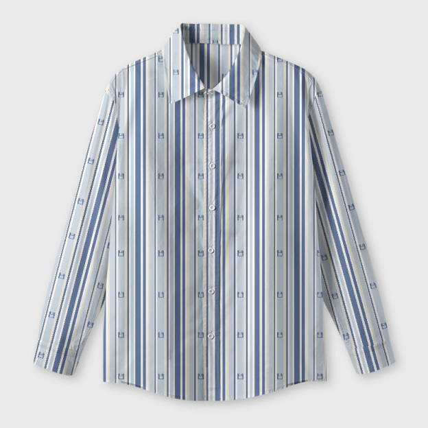 Memory Stripes Geek Long-Sleeved Shirt