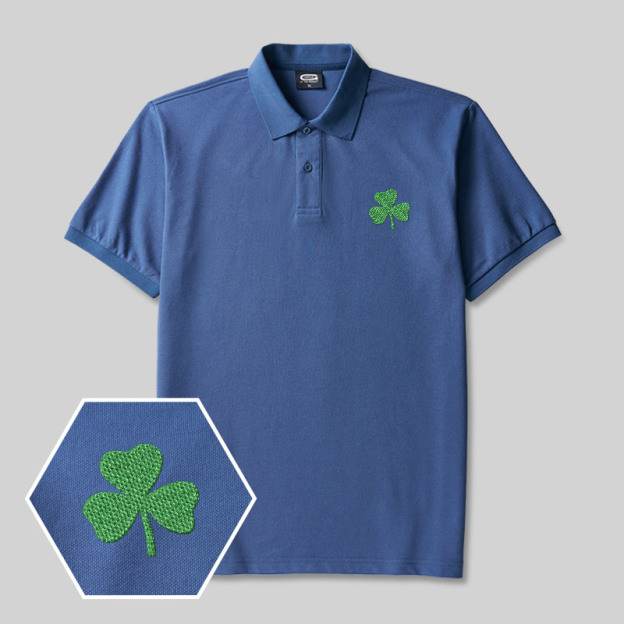 Irish Geek Embroidered Polo Shirts