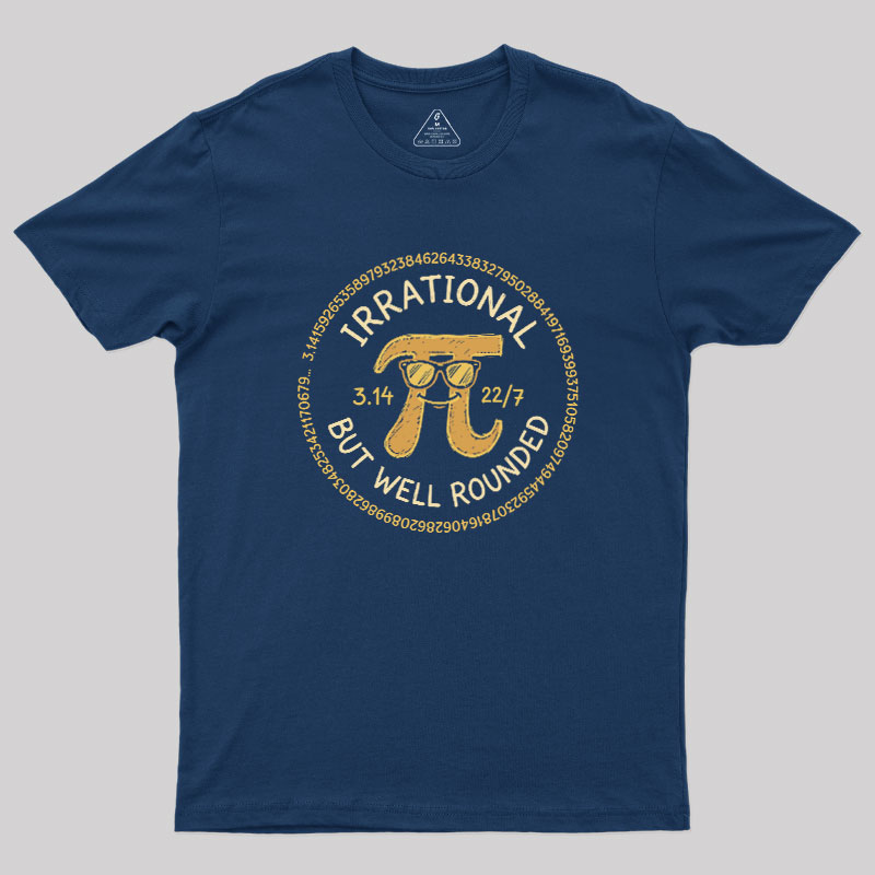 Well-Rounded Pi Geek T-Shirt