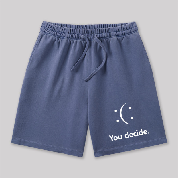 You Decide Geeky Washed Shorts
