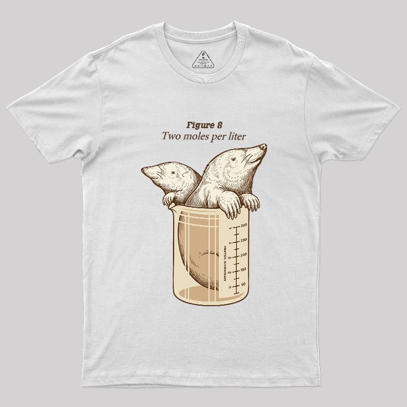 Mole Per Liter Geek T-Shirt