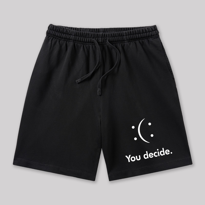 You Decide Geeky Washed Shorts