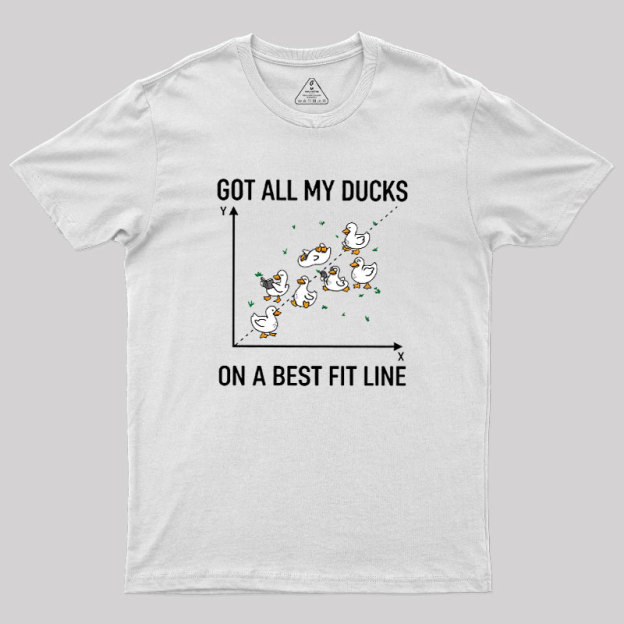 Ducks in a Row Geek T-Shirt
