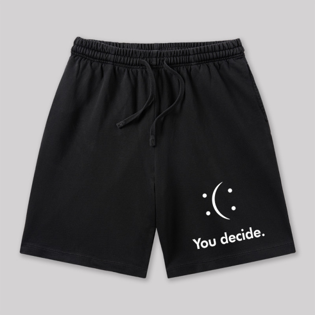 You Decide Geeky Washed Shorts