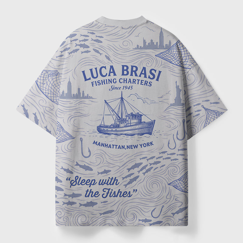 Luca Brasi Geek All-Over Print T-Shirt