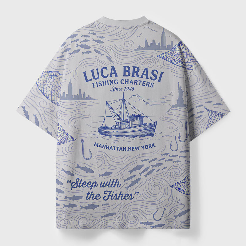 Luca Brasi Geek All-Over Print T-Shirt