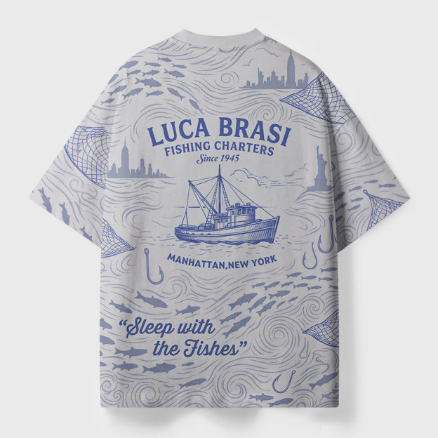 Luca Brasi Geek All-Over Print T-Shirt
