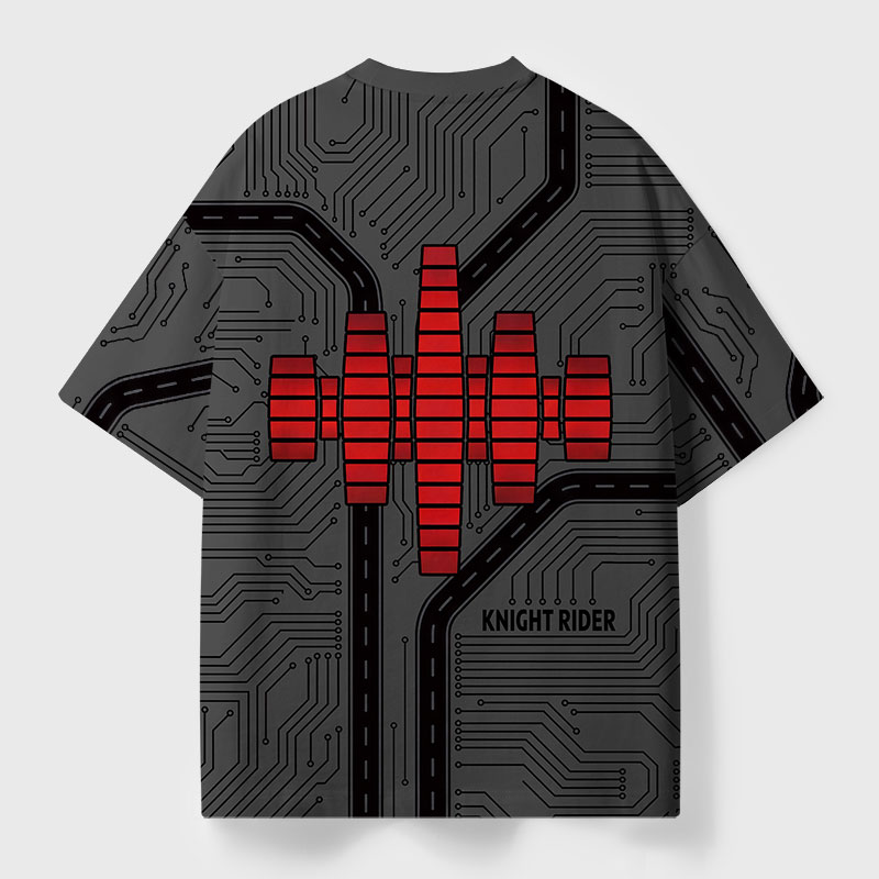 Knight Rider Geek All-Over Print T-Shirt