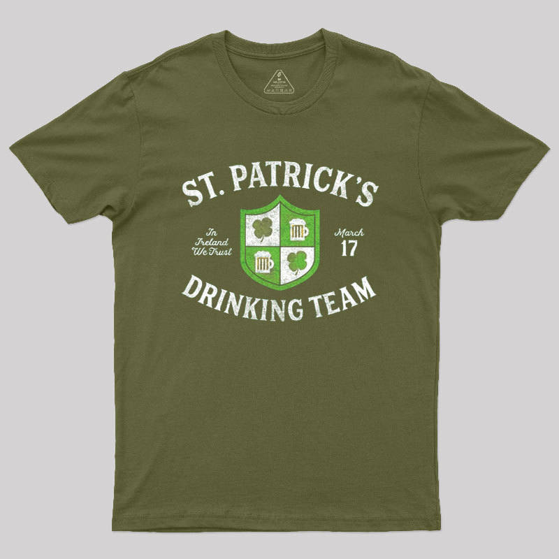 St Patrick's Drinking Team Geek T-Shirt
