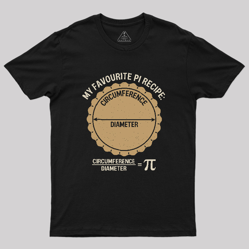 Favorite Pi Recipe Geek T-Shirt