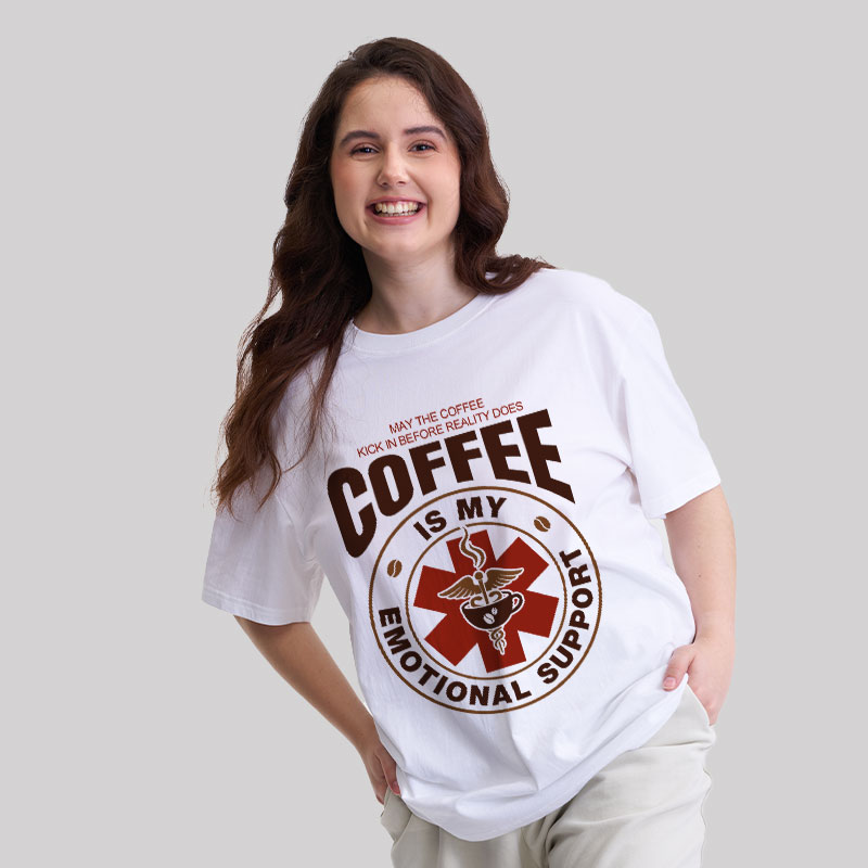 COFFEE IS MY EMOTIONAL Geek T-Shirt