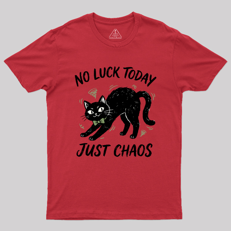 Just Chaos Cat Geek T-Shirt