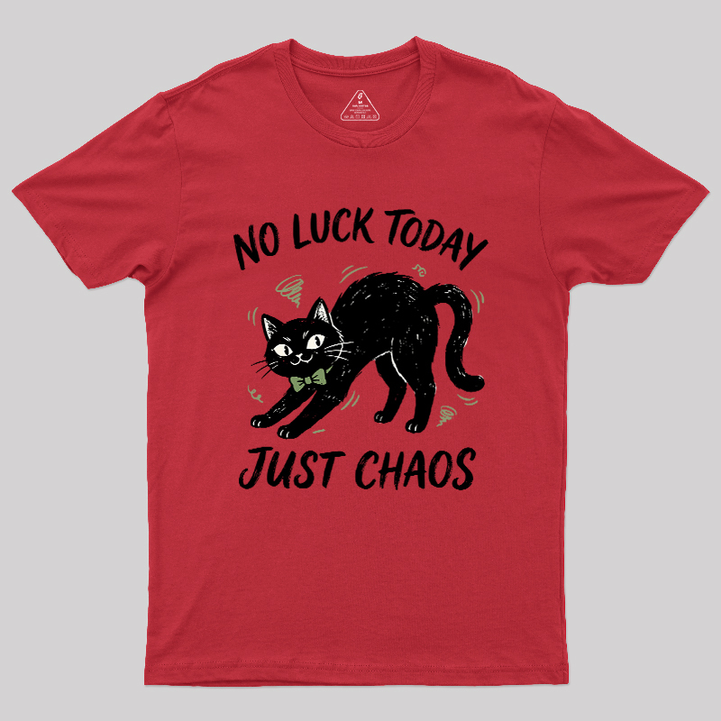 Just Chaos Cat Geek T-Shirt