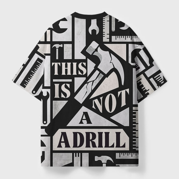 This Is Not A Drill Geek All-Over Print T-Shirt