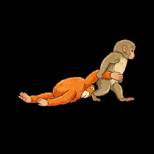 Lonely Punch Monkey Geek T-Shirt