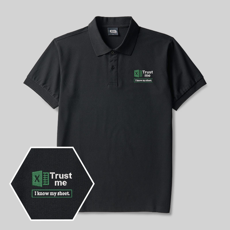 TrustGeek Embroidered Polo Shirts
