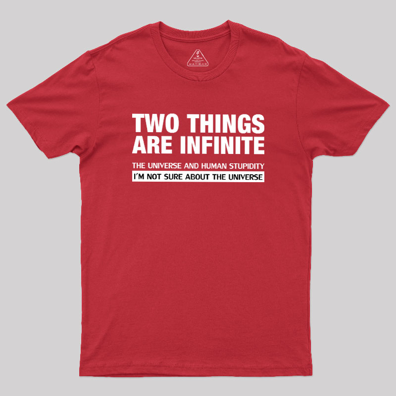 Infinite Stupidity Geek T-Shirt