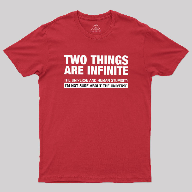 Infinite Stupidity Geek T-Shirt