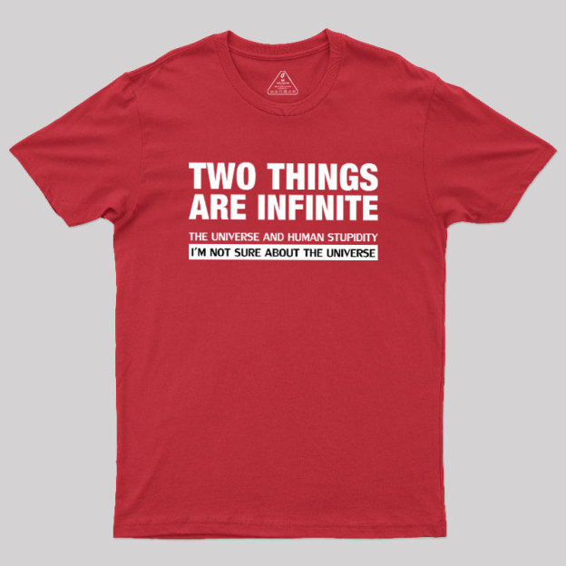Infinite Stupidity Geek T-Shirt
