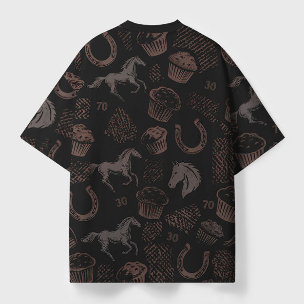 30 Stud 70 Muffin Geek All-Over Print T-Shirt