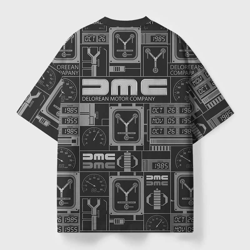 Delorean Motor Company Geek All-Over Print T-Shirt