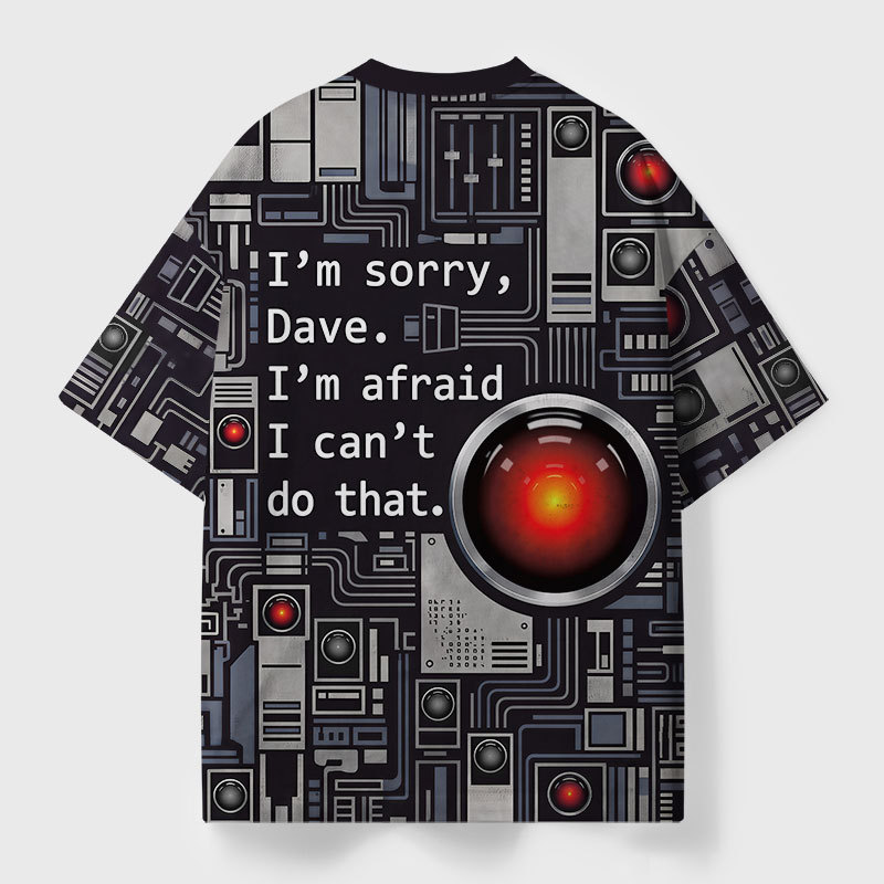 HAL Sorry Dave Geek All-Over Print T-Shirt
