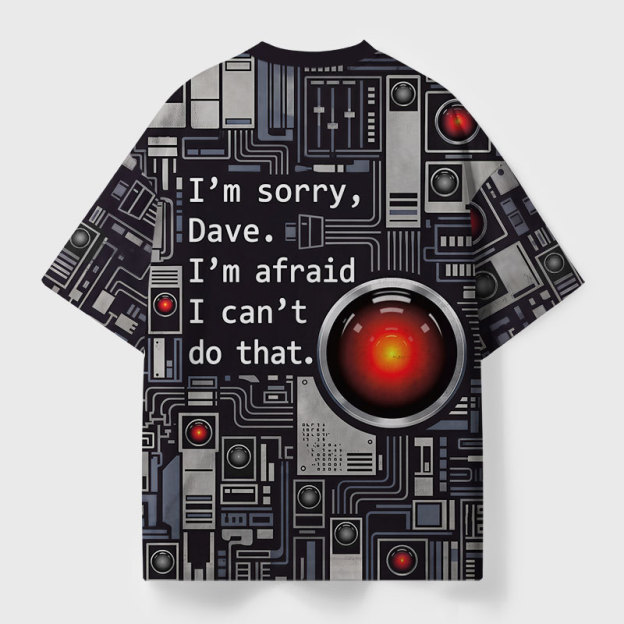 HAL Sorry Dave Geek All-Over Print T-Shirt