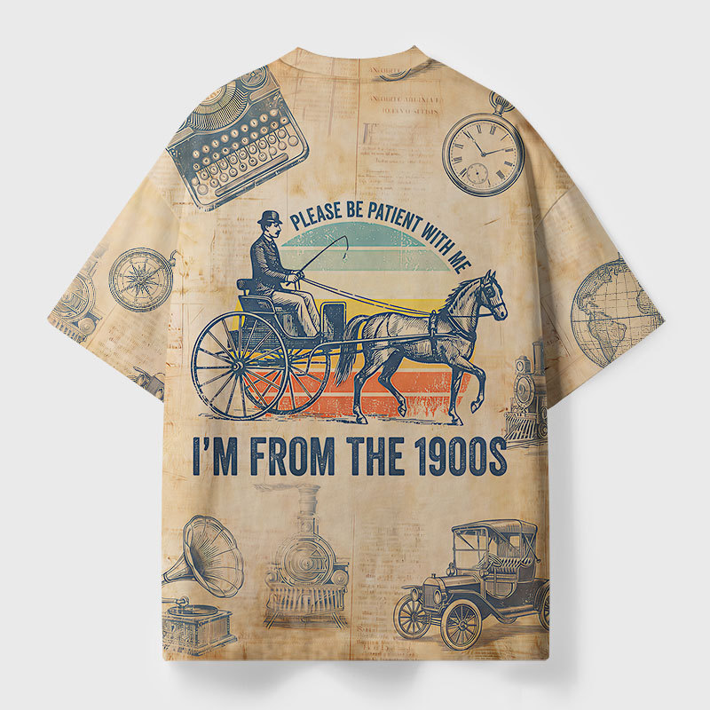 Im From The 1900s Geek All-Over Print T-Shirt