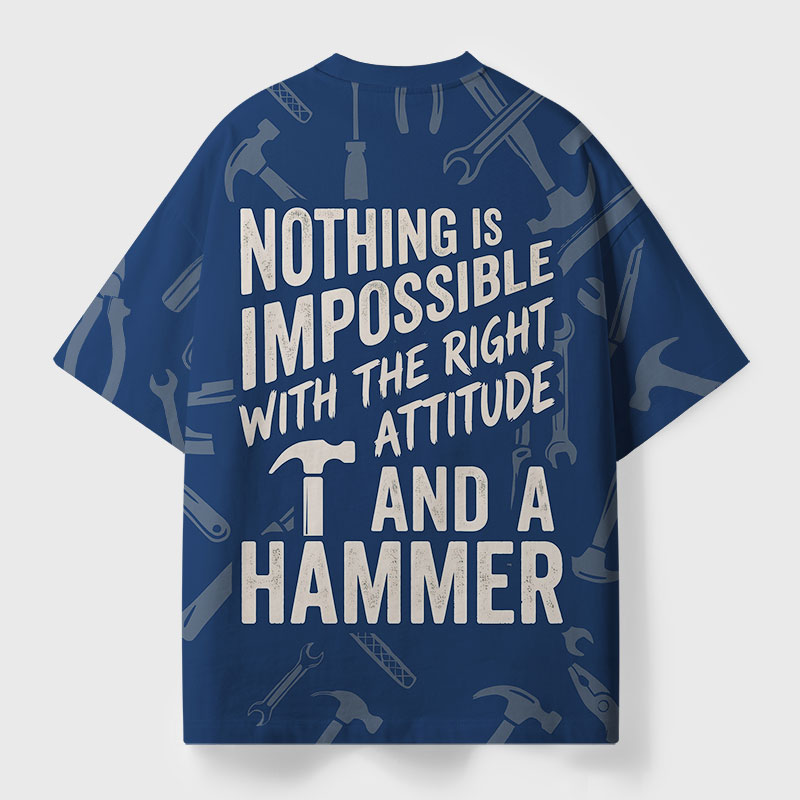 Nothing Is Impossible Geek All-Over Print T-Shirt