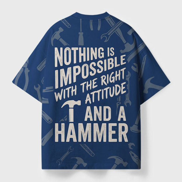 Nothing Is Impossible Geek All-Over Print T-Shirt