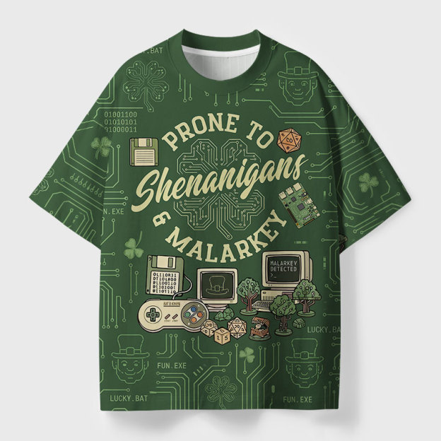 Shenanigans Geek All-Over Print T-Shirt