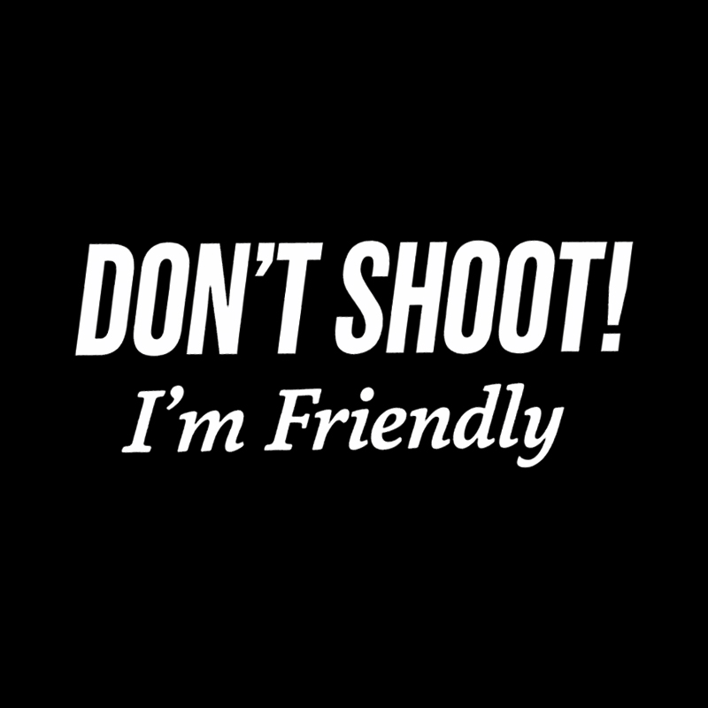 Dont Shoot Geek T-Shirt