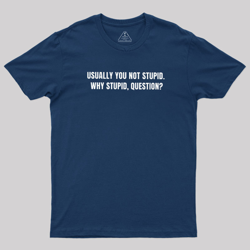 Why Stupid Geek T-Shirt