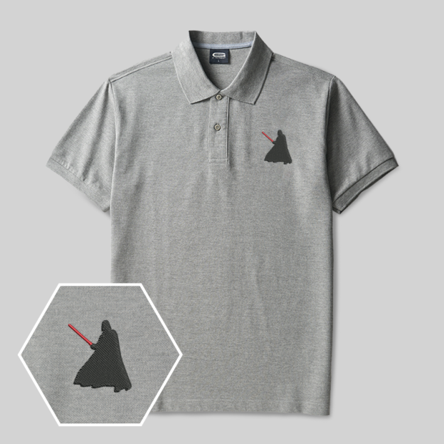 Fighting Geek Embroidered Polo Shirts