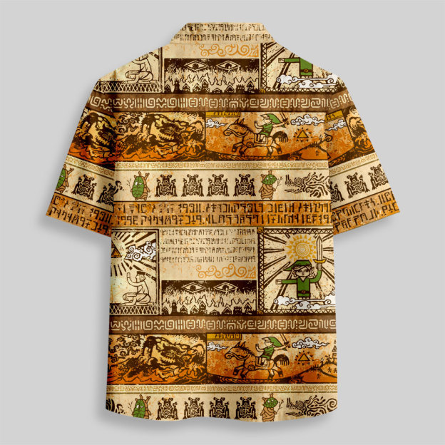 Zelda Mural Button Up Pocket Shirt