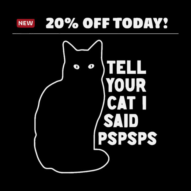 Tell Your Cat Geek T-Shirt