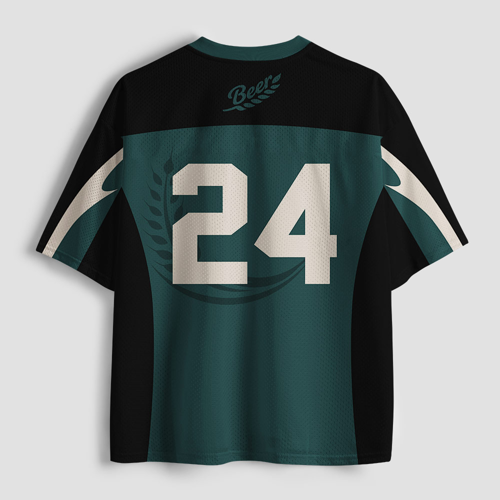 As Long As There's Beer Geek Mesh Jersey