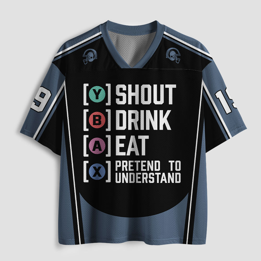 Game Pad Instructions Geek Mesh Jersey
