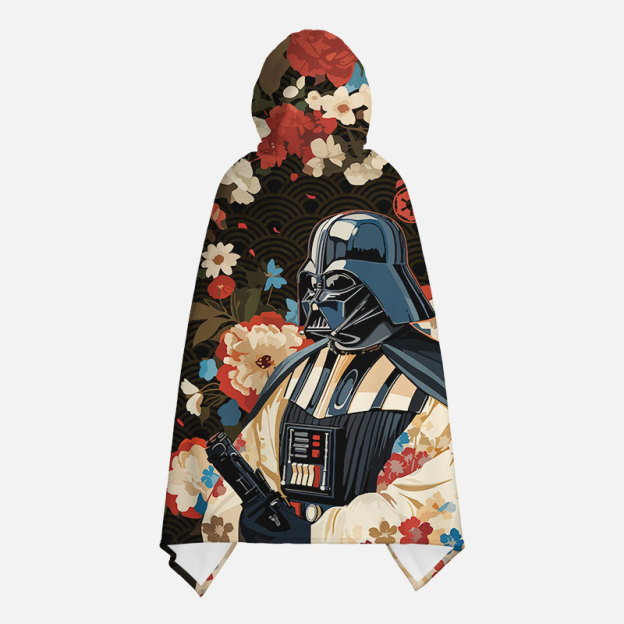 Shadow Warrior Flower Book Ukiyoe Flannel Cloak