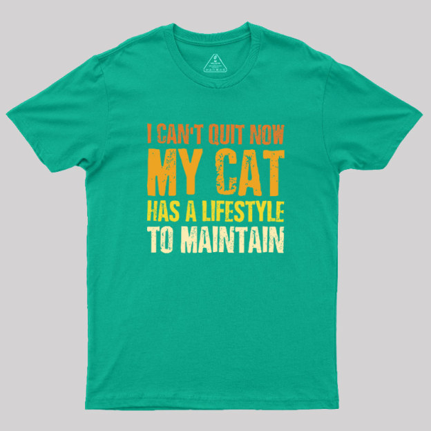 Cat Economy Geek T-Shirt