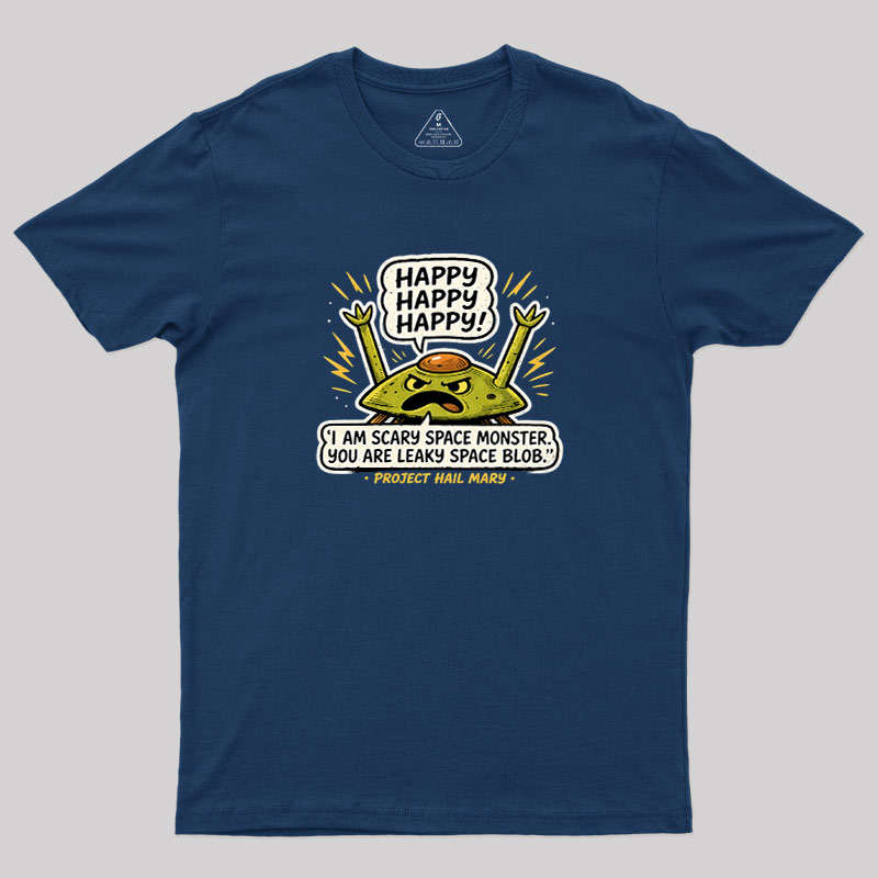 Triple Happy Geek T-Shirt