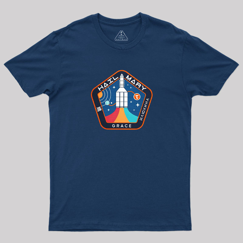 Astronaut Pi Symbol Geek T-Shirt