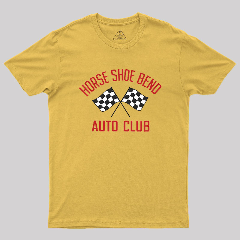 Horse Shoe Beno Auto Club Geek T-Shirt