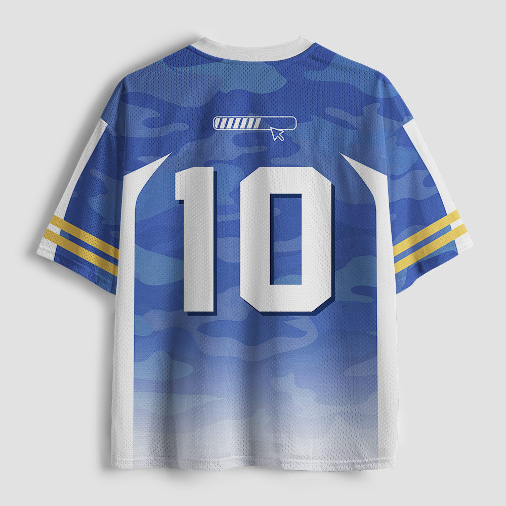 Watch Party Checked By Default Geek Mesh Jersey
