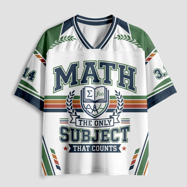 Math Subject Geek Mesh Jersey