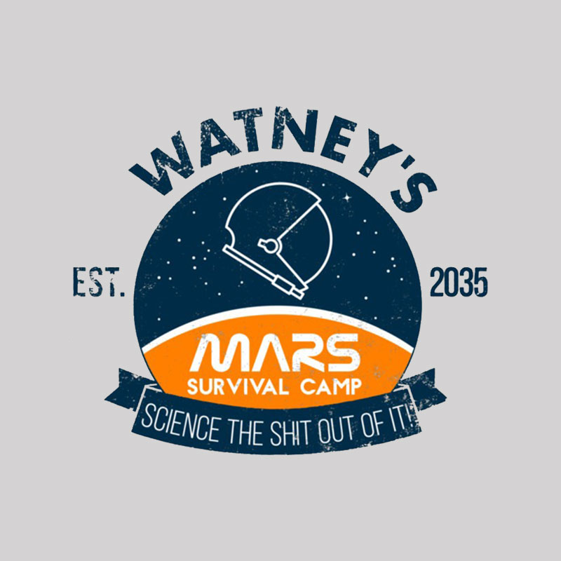 Surviving On Mars Geek T-Shirt