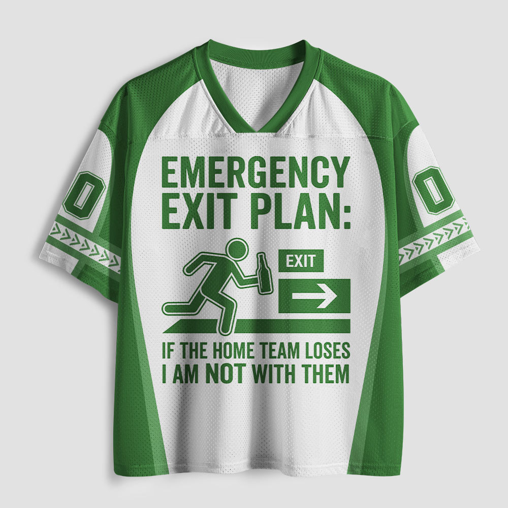 Emergency Exit Plan Geek Mesh Jersey